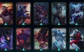 conta de lol 273 skins esmeralda 4 nivel 470