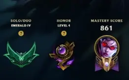 conta de lol 273 skins esmeralda 4 nivel 470