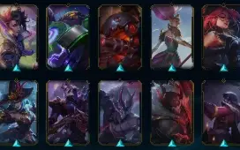 conta de lol 273 skins esmeralda 4 nivel 470