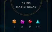 Conta Lol - lvl 46 - 20 skins (2 Lendárias, 10 Épicas)