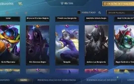 Conta LOL Wild Rift com 85 skins