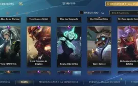 Conta LOL Wild Rift com 85 skins