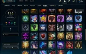 Conta League Of Legends - Platina I - 108 Skins