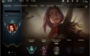 Conta League Of Legends - Platina I - 108 Skins