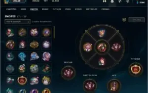 Conta League Of Legends - Platina I - 108 Skins