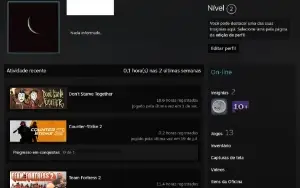 CONTA  STEAM com 13 jogos