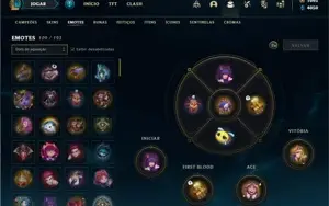 Conta prata 4 com 120 Champs e 86 Skins + 1500 RP