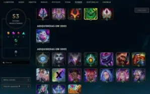 Conta Lol Mestre 109pdl 72% WR MMR Alto