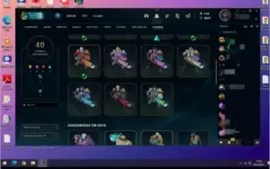 Conta lol  varias skins