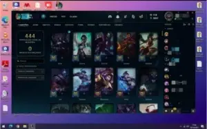 Conta lol  varias skins