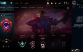 Vendo conta League of Legends, unico dono