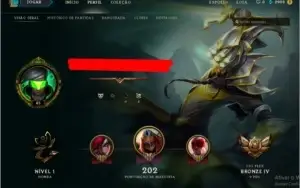 Conta De League Of Legends Bronze 4, Nível 45