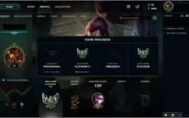 conta platina 5 ,39 champs,16skins