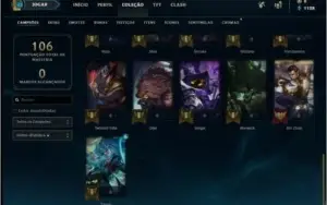 Conta league of legends