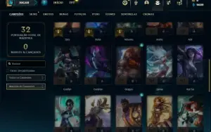 Conta Mestre com 36 Champs e 3 Skins ( 40 PDL )