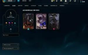 Conta Mestre com 36 Champs e 3 Skins ( 40 PDL )