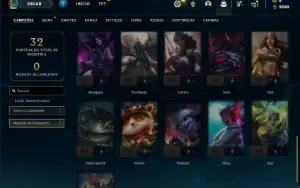 Conta Mestre com 36 Champs e 3 Skins ( 40 PDL )