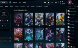 Conta League Of Legends Prata C/ Skin Rara da Cait Prestígio