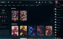 Conta League Of Legends Prata C/ Skin Rara da Cait Prestígio