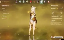 Conta AR 55 Diluc/Childe/Albedo/Mona Genshin Impact
