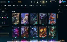 Conta de LoL BR • LVL 200+ • 75 Skins • 109 Campeões • Handm