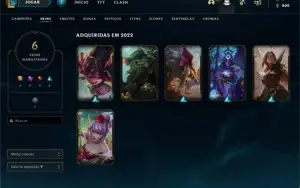 CONTA LOL SMURF BARATO