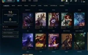 CONTA LOL SMURF BARATO