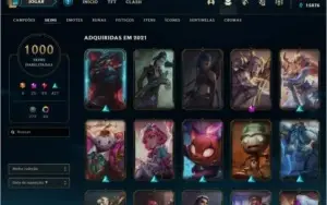League of legends conta Plat II