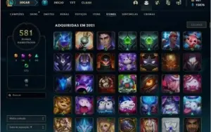 League of legends conta Plat II