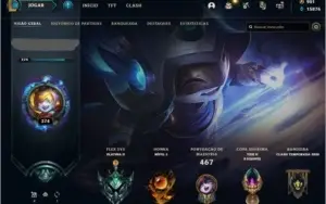 League of legends conta Plat II