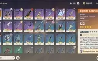 Itto + Espada celestial + Diluc