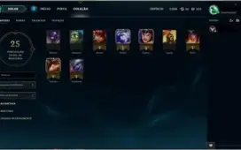 CONTA LEVEL 30 UNRANKED, 9 CAMPEÃO