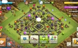 Clash of Clans - CV9 Full + 9.2K de Gemas