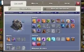 Clash of Clans - CV9 Full + 9.2K de Gemas