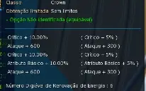 Conta LADMO EndGame - 5 SSS+