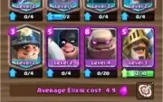 Clash Royale Xp10 Arena 9 (5 Lendarias) + Troca De Nome