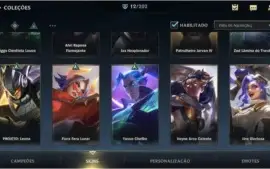 LV 40 ESMERALDA IV + 12 SKINS + 40 CAMPEÕES + PASSE WILD