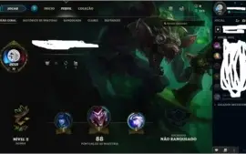 CONTA LVL 30 UNRANKED
