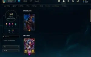 Conta Lol Gold 2 Smurf