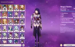 GI Ar46 Raiden+Nahida+Yelan+Kazuha+Nilou+Kokomi+Prova de Kag