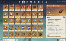 Zhongli + Childe + Qiqi + Jean + Armas 5*