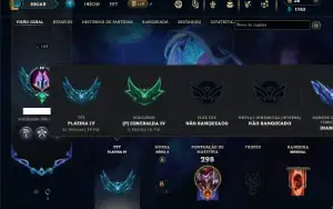 Esmeralda 4 com 100 Champs e 69 Skins + 4 Vitoriosas