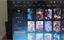 Conta league of legends com passe battle quinn ativado.
