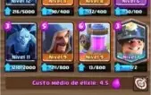 CONTA CLASH ROYALE 4018 TROFEUS - 80 CARTAS - LIGA 1- LVL 11