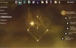 Genshin impact conta Zhongli C1+Baal AR43