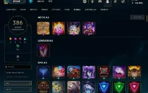 Conta league of legends /2013 com 478 skins