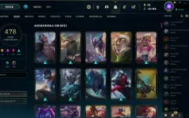 Conta league of legends /2013 com 478 skins