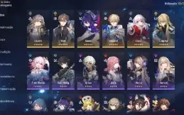 Star Rail Lvl 54 - Luocha, Seele, Clara, Welt e Gepard