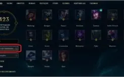 CONTA 3 110 SKINS QUASE TODOS CHAMPIONS