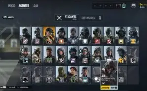 Conta Rainbow six Platina 3
